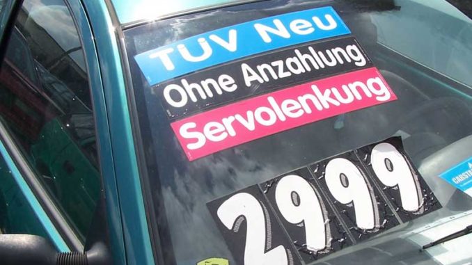 autohandel-gebrauchtwagen Gebrauchtwagenhandel: Dellen, Kratzer, Schrammen / Foto: © Rüdiger v. Schönfels